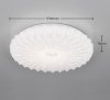 Nowoczesny plafon lampa sufitowa LED biała designerska glamour minimalistyczna okrągła ściemnialna ATARIS R64791101 Rl